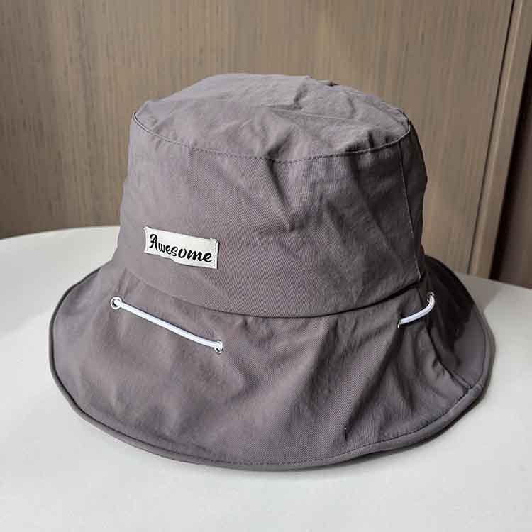 New spring and summer fisherman's hat children variable bag with small face foldable basin hat outdoor sunshade and sun protection hat