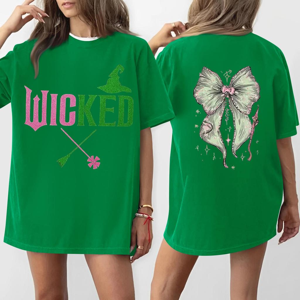 Women's Casual Fashion Round Neck Printed Short Sleeve T-Shirt Top