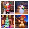 Christmas Inflatable Style Decoration Built-in LED Lights Inflatable Model Outdoor Ornament Xmas Party New Year Garden Decor