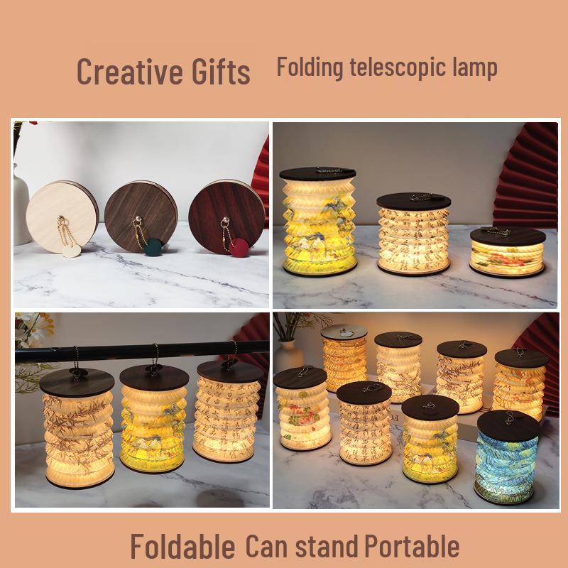 High-End Portable Foldable Book Light Lantern: The Perfect Creative Atmosphere Gift