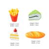 1Set 1:12 Dollhouse Miniature Cake Bread Egg Tart Teapot Basket Tray Breakfast Food Model Kitchen Decor Kid Pretend Play Toy