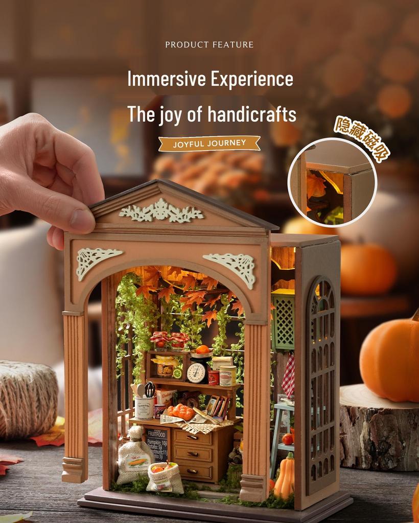 DIY 3D Smart Toy House: Handmade Model Cabin Ornament