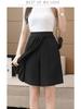 Women's Plus Size Summer Chiffon Culottes: Wide-Leg, Slimming, Anti-Exposure Shorts