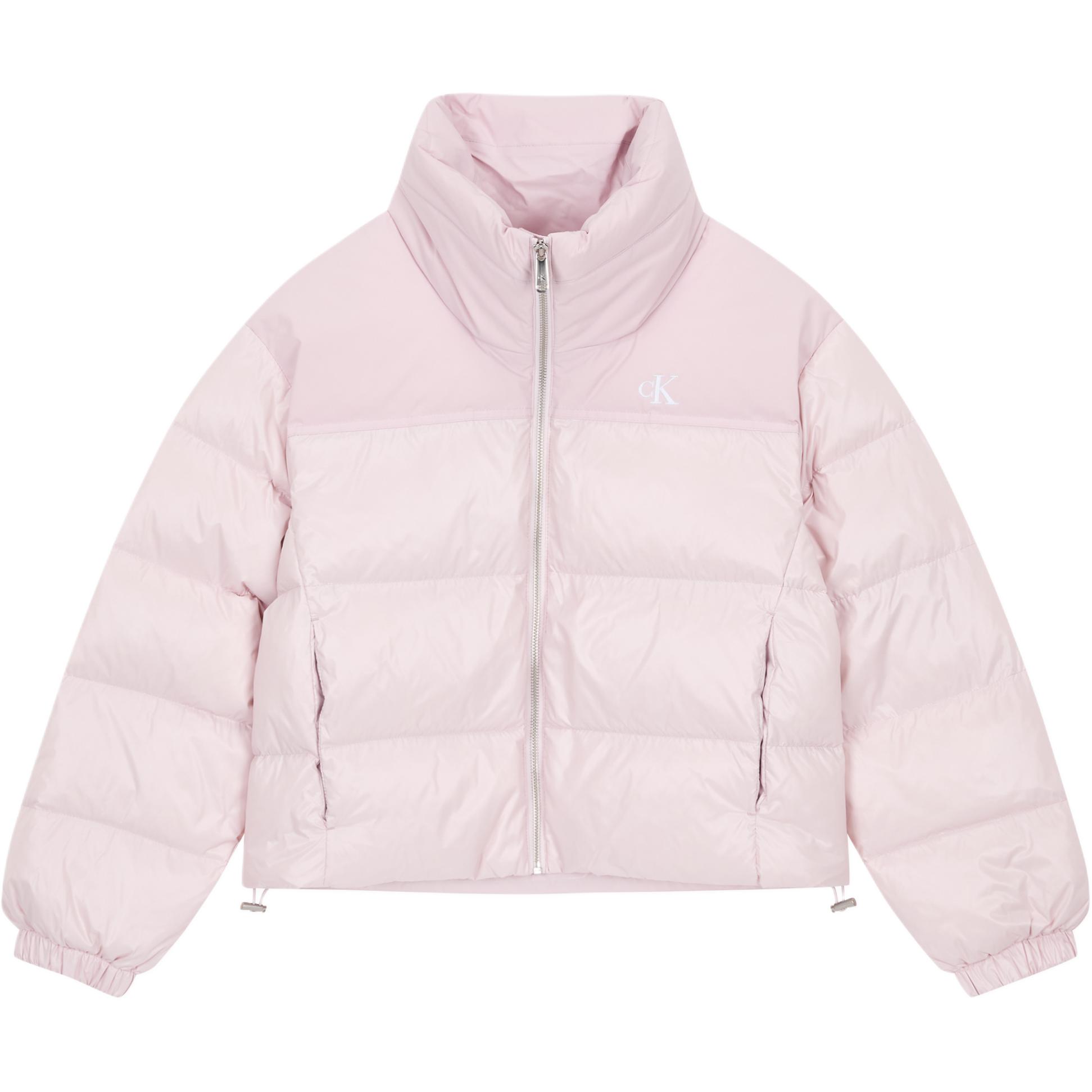 

Calvin Klein Свободная однотонная куртка-пуховик с логотипом, с длинными рукавами, женская верхняя одежда 47E515G5J3 XS