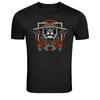 Samurai Panda With Hat Roses Graphic T-Shirt