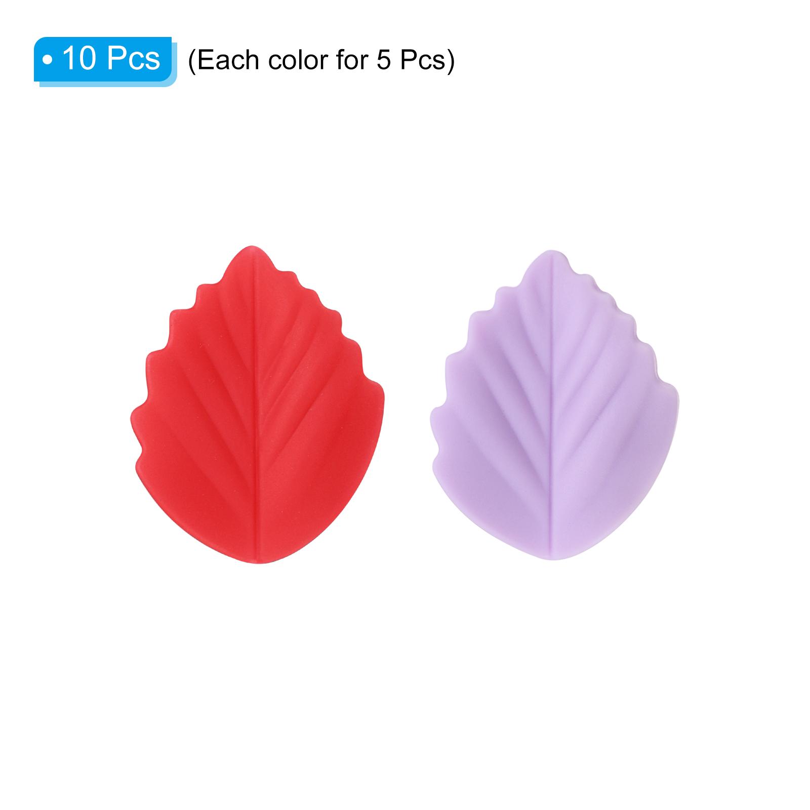 

10pcs Leaves Knitting Needle Point Protectors Tip Stoppers Tip Covers Crochet Knitting Craft Needle Caps Supplies Accessorie