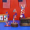 Patriotics Centerpieces 4th of Julys Sign Table Decorations for Bedroom Home