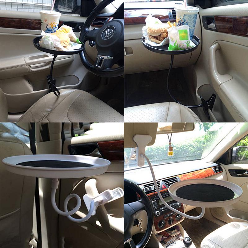 Useful Car Auto Mount Holder Stand Travel Drink Cup Coffee Table Stand Food Tray