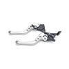 2Pcs Universal Cnc Alloy Motorcycle Brake Handle Adjustable Adjustable Front Rear Disc Brakes Double Disc Brake Handle Lever
