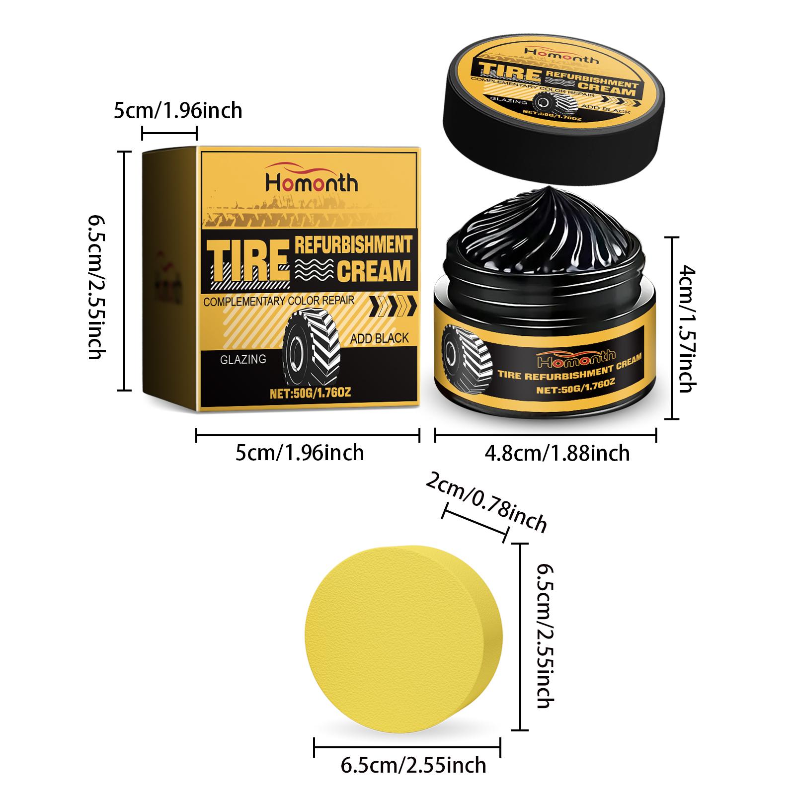 

Black Wet Look Tire Shine Dressing Tire Dressing for Deep Glossy Finish for Protection Long-Lasting Tire Shine Spray Car Care
