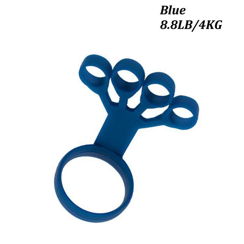 Întăritor pentru degete din silicon Extensor Antrenor pentru prindere de mână Instrument de exercițiu pentru mână Întăritor pentru reabilitarea artritei Antrenament de prindere de mână LM