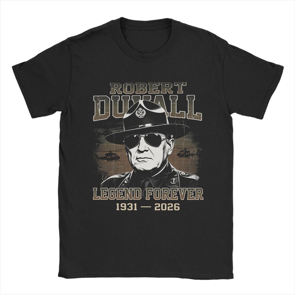Robert Duvall TShirt Summer  Harajuku TShirts Mens  Cotton Breathable Oversized Clothing ShortSleeve Vintage Tops