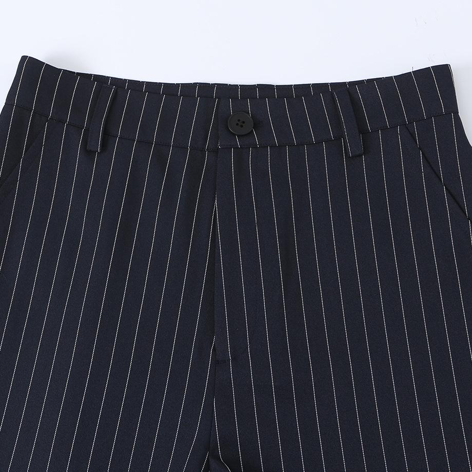 Beautiful Style, Wholesale Women's Fashion and Versatile Temperament Pinstripe Straight Trousers 4043051104