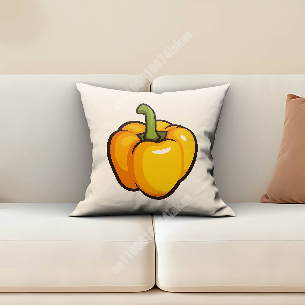 Hot Chili Spicy Pepper Sofa Couch Pillow Cover Cushion Case Home Bedroom Decoration