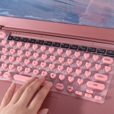 Silikone Bærbar Tastaturfilm Nem Skrivning Praktisk Tastaturbeskyttelsesdæksel Tryk Beskytter Manicure Tastaturmembran Neglekunst