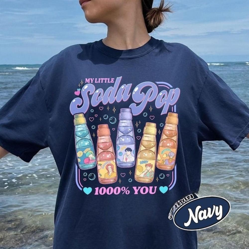 

Kpop Demon Hunters Saja Boys Soda Pop Graphic Tee Gift For Fan Woman Man Summer Cotton Shirts Classic Outdoors O-neck Clothes S