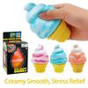 Sell Nice Cream Cone Colorful Ice Cream Shaped Sensory Stress Relieving Fidget Toy For Anxiety& Focus For Adults& Kid |With Logo