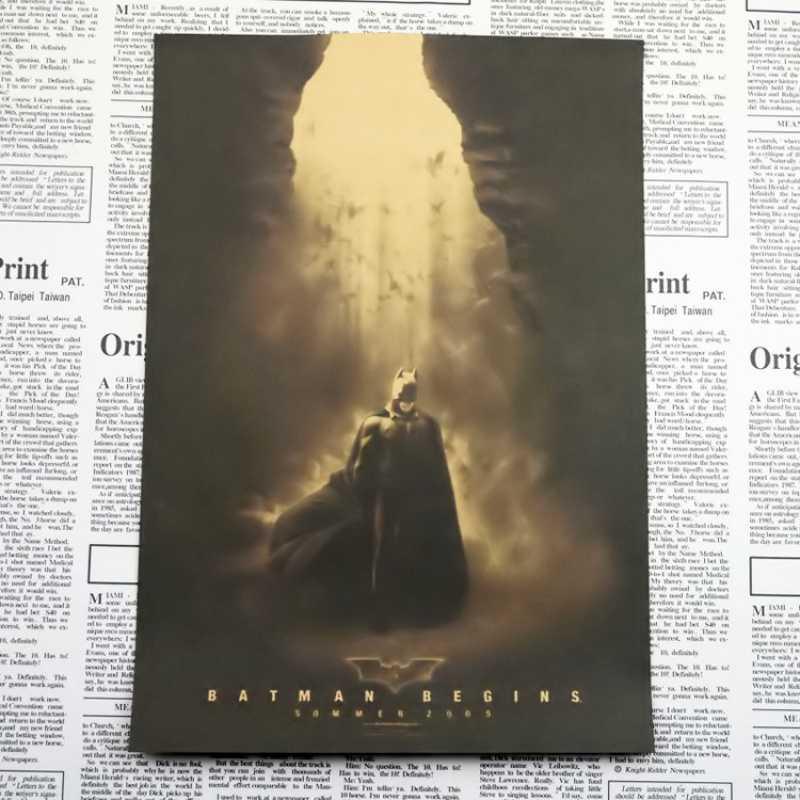 

Batman & Joker Retro Kraft Paper Poster - Nostalgic Decor for Bar/Cafe White card paper (non-adhesive) 30*42 cm