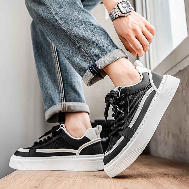 Men 's Casual Four Seasons Fashion Students Comfortable Sneakers Boys Trending Soft Sole Breathable Shoes