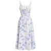 Sleeveless  Boho Dress For Women Casual Loose Fit Summer Sundress Floral Print Dress