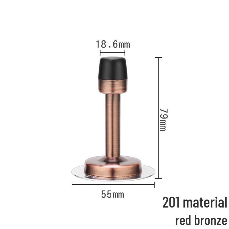 Non-Punch Anti-Collision Door Stopper & Suction Bumper for Secure Entry and Bathroom Doors