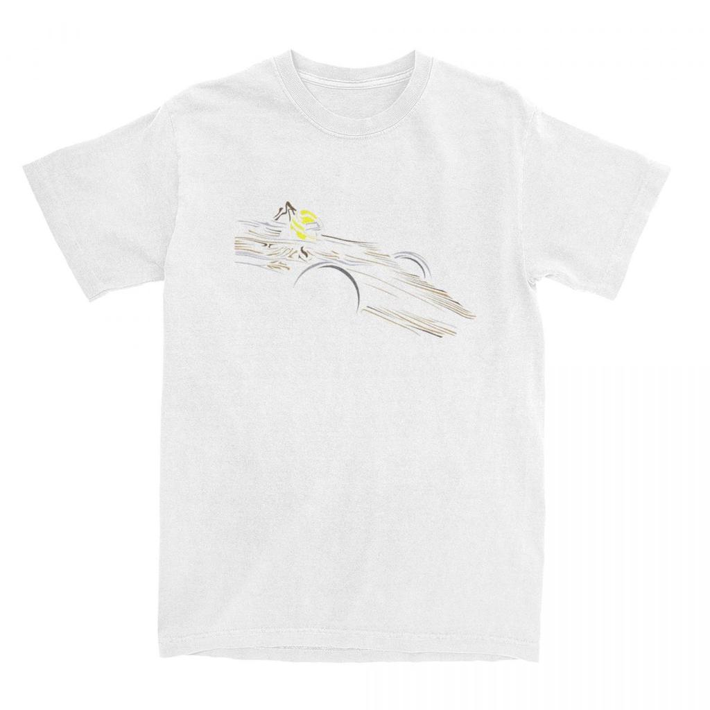 Vintage Ayrton Senna T-Shirt for Men Round Collar 100% Cotton T Shirts Car Racing Short Sleeve Tee Shirt 6XL Clothes