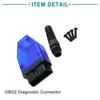 ACROPIX OBD2 Diagnostic Connector 16 Pin Male Adapter Blue 1 pcs