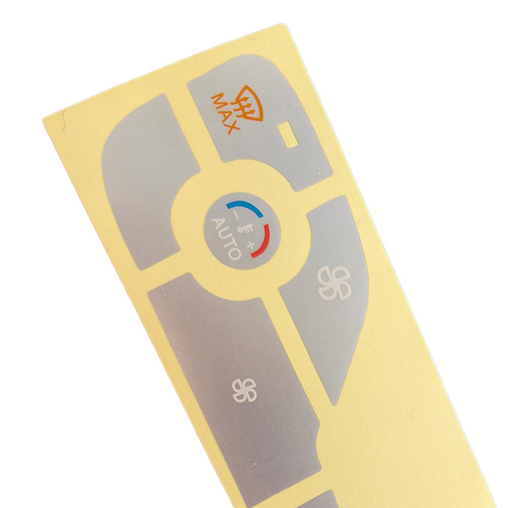 High Quality Silver Stickers To Repair The Buttons Radio +AC Repair Sticker For FORD For S-Max 2011 Buttons Stickers Decals