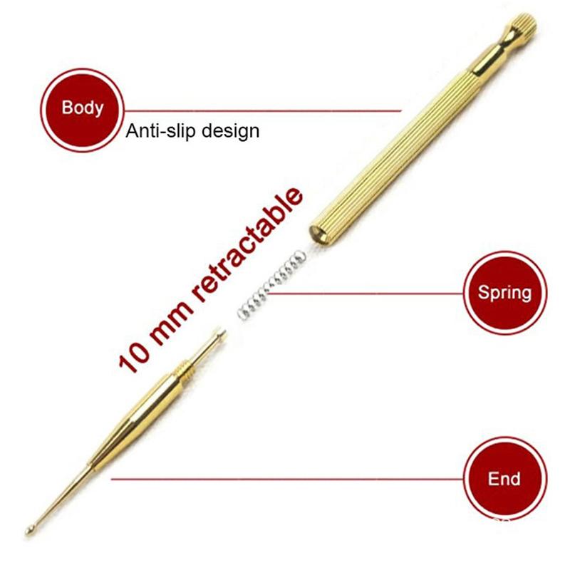 4 in 1 Set Multi-Condition Ohr Samen Akupunktur Aurikulärer Aufkleber Kit 1200 Stück Mit Akupressur Diagramm Pinzette Aurikuläre Sonde