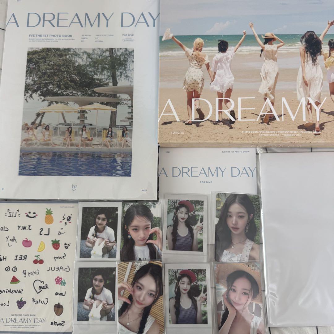 

[USED] IVE Trading Cards A DREAMY DAY Trading Cards Increased Photo Book