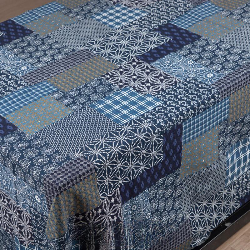100x150cm Ethnic Printed Fabric Cotton Bohemian Retro Dress Clothes Pillow Tablecloth Fabric Handmade DIY Fabric Cotton Linen