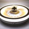 AC220V 72W Intelligent LED Ceiling Fan Lamp Creative Invisible Integrated Fan Light Silent Stepless Chandelier Fan