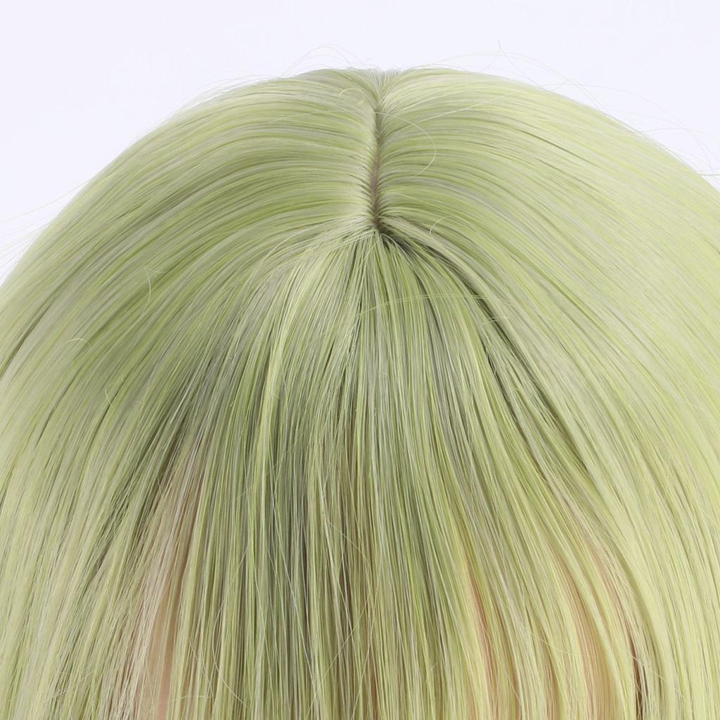Fashionable Anime-Style Colored Wig: Women's Green Harajuku-Style Cosplay Wig
