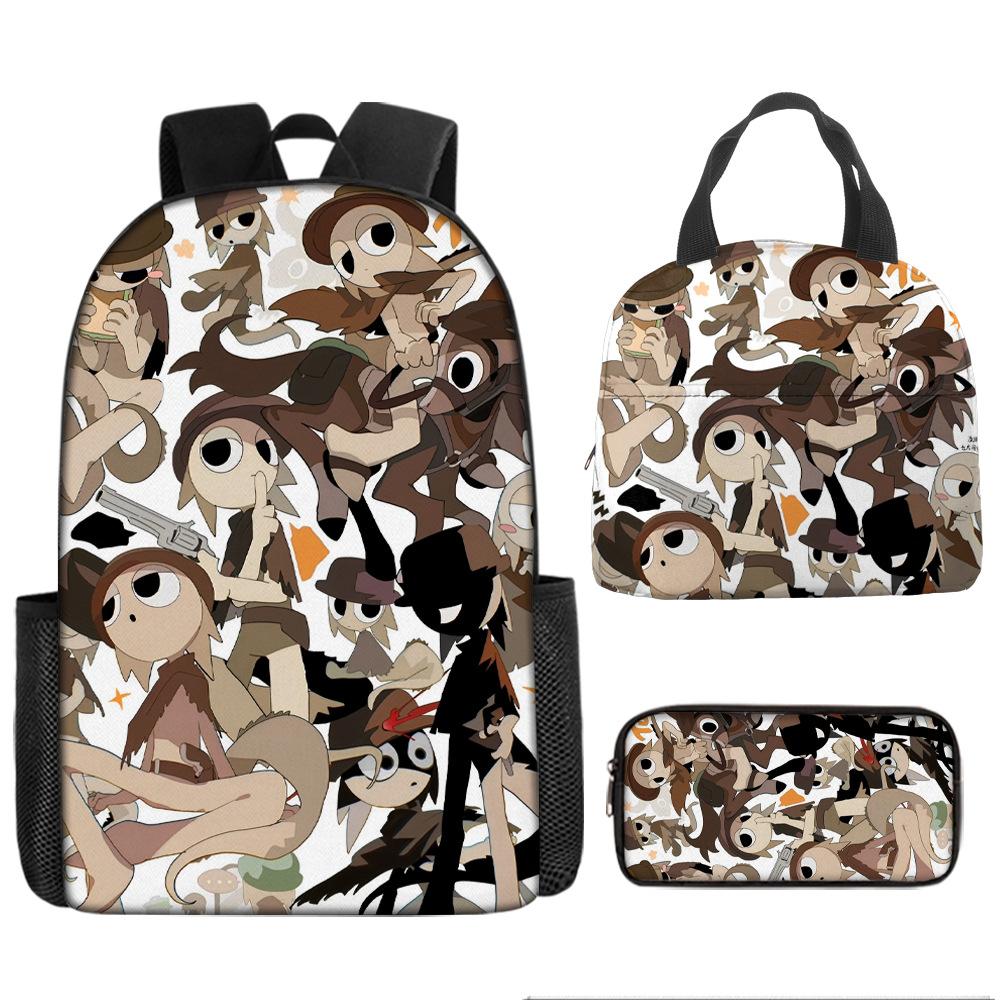 Rhythm Box Children's School Bag 1 piece minimum order new sprunki printed large-capacity campus student backpack