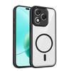 KEYSION Transparent Magnetic Phone Case for HONOR 400 Pro Soft Silicone+PC HD Clear Shockproof Back Cover for Honor 400 Lite 5G