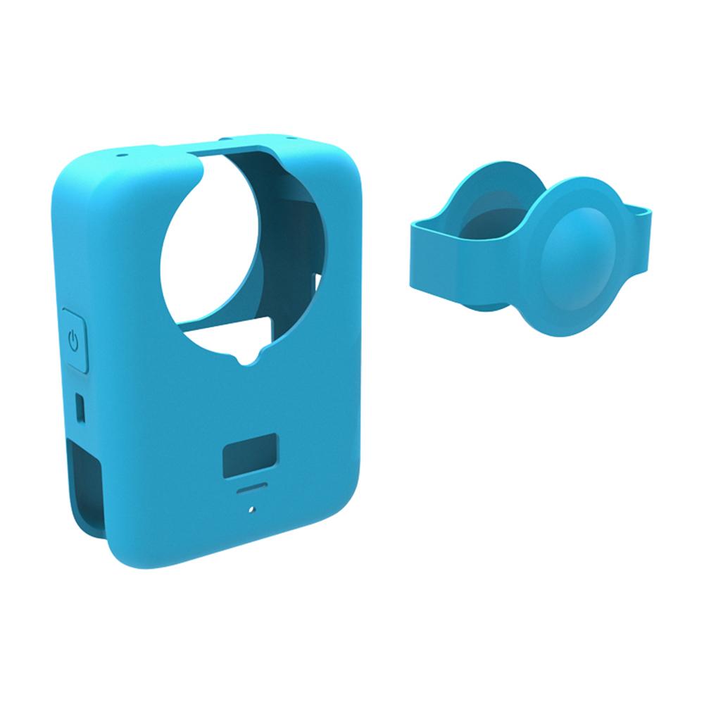 

For DJI Osmo 360 Action Camera Silicone Case with Lens Cap Shockproof Protective Sleeve Cover