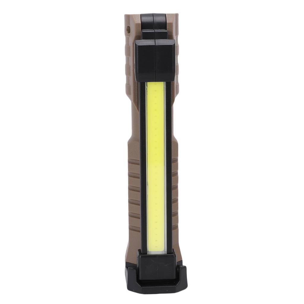 Magnetic LED Work Light with Retractable Hook Multifunction 360 Degree Rotating Rechargeable Flashlight for Vehicle Emergency Repair