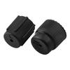 2pcs Replacement Dust Covers Car AC Valve Cap Kit With High 16mm And Low 13mm