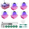 Germination Tray Germination Tall Easy Draining Plant Seedling Tray With Grow Lights For Indoor Gardening Balcony Farming