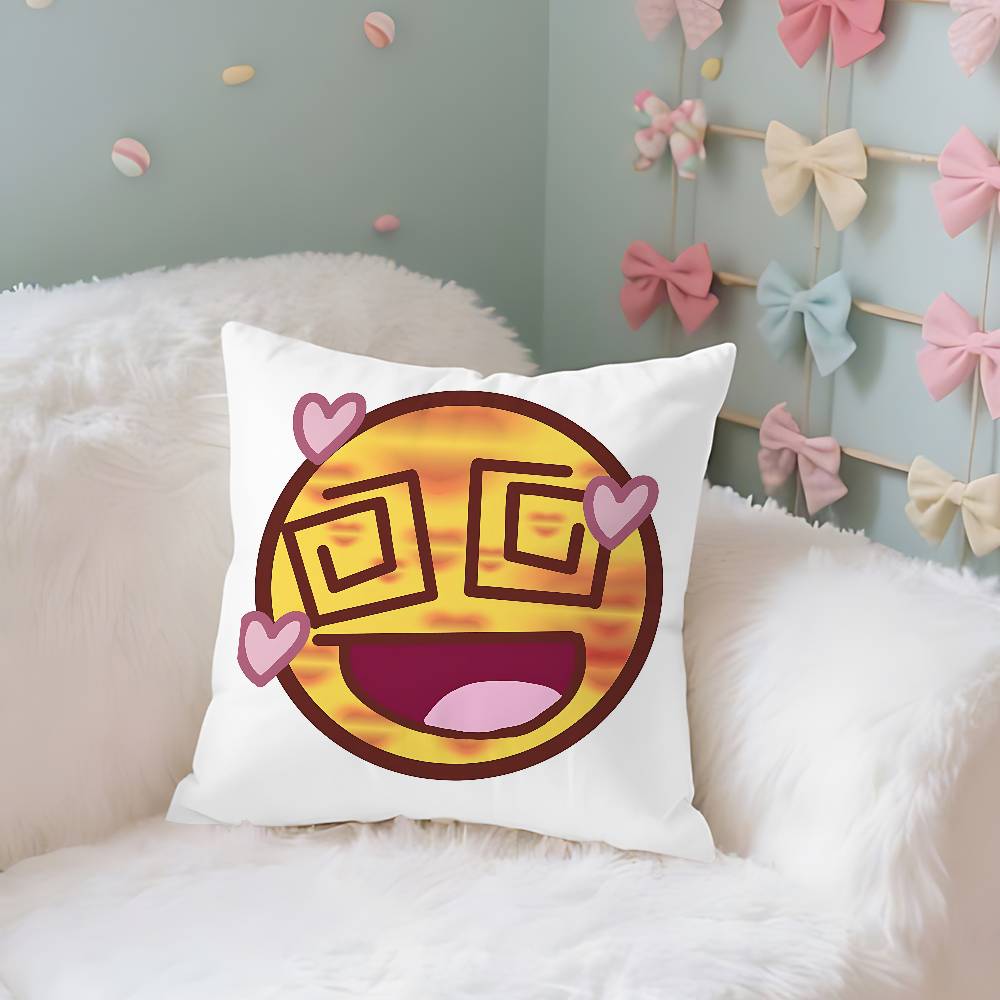 Funny EEpic Face Case Plush Fabric Soft Pillowcase Double Sided Print Cushion Cover Household Gifts