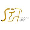 Silicone Radiator coolant Hose Fit For Aprilia Tuareg 660 2022-2025 Yellow