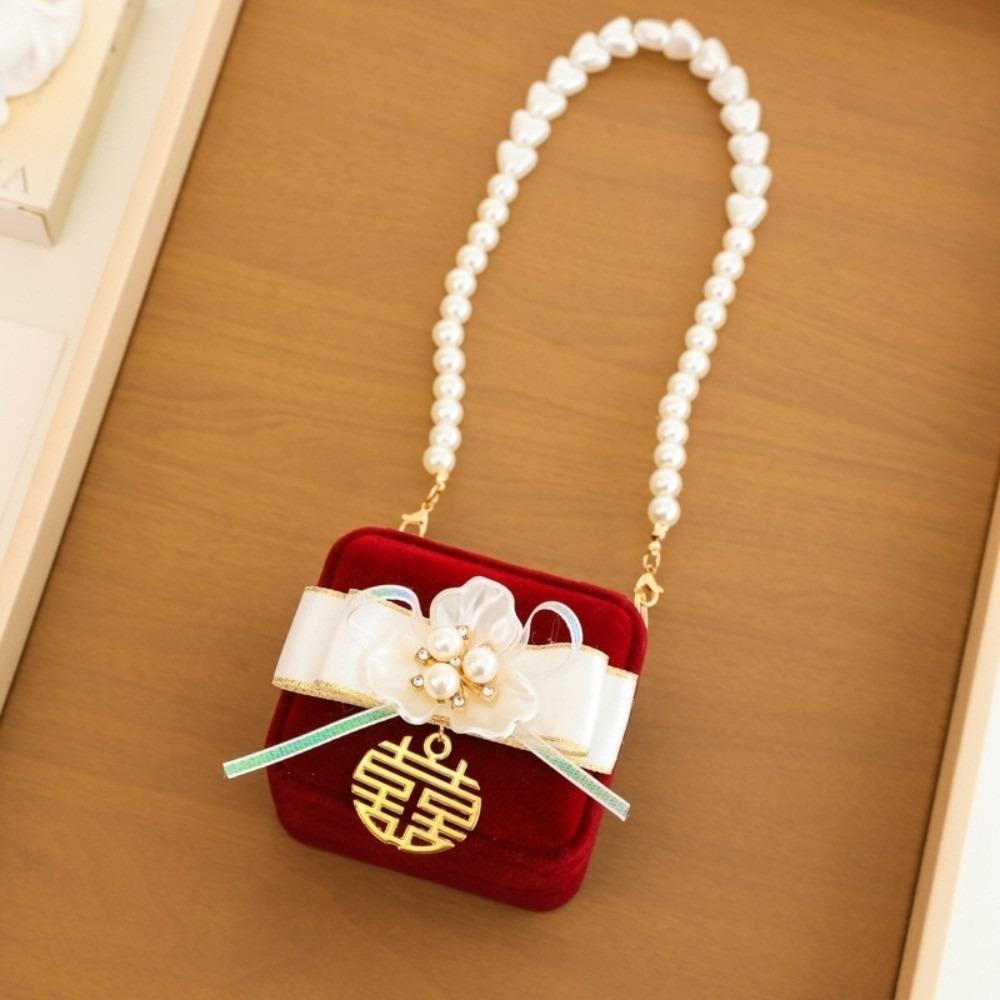 

Heart Wedding Couples Rings Box Bow Jewelry Box Jewelry Organizer Pets Collars Ring Box Propose Style 2 Couple Rings