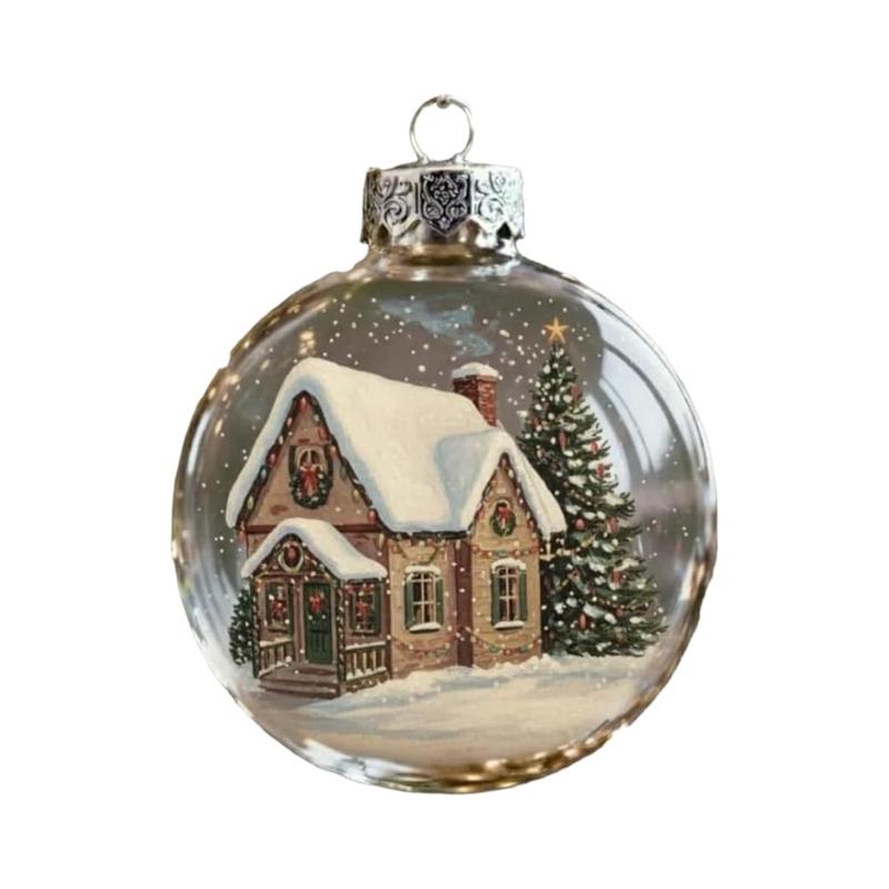 

Прочное Рождественское Подвесное Украшение Винтажный Стиль Подвеска для Елки Безопасная для Детей и Домашних Животных