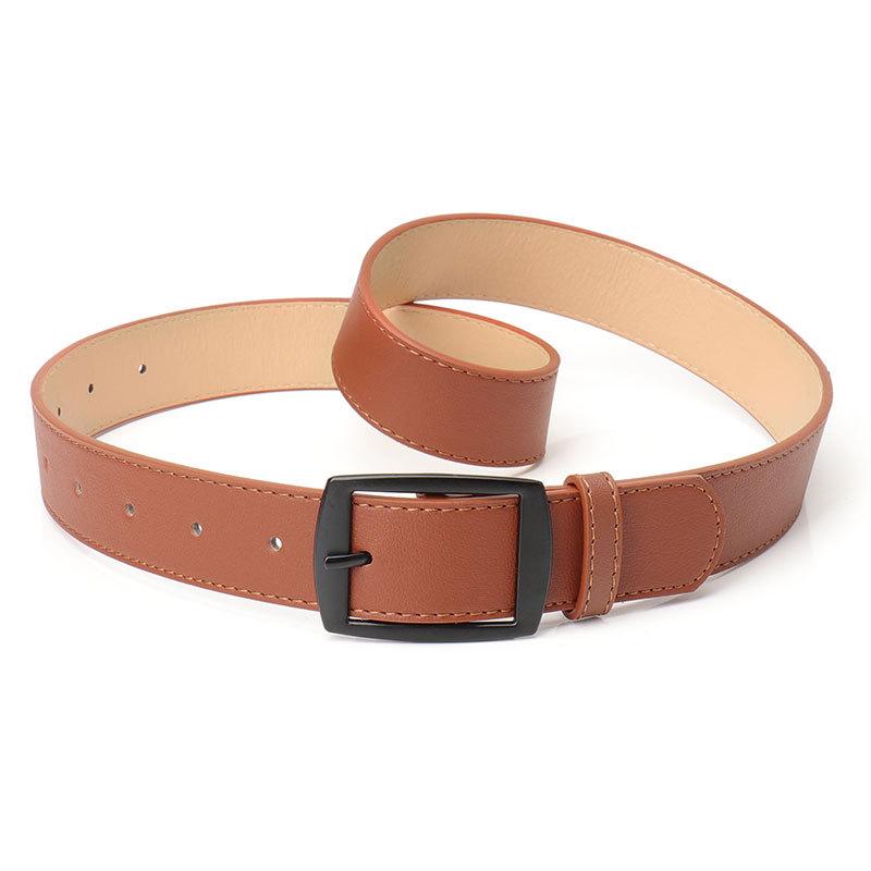 Casual Pin Buckle Belt Men'S And Women'S Jeans Decorative Belt Personalized Student Women'S Belt