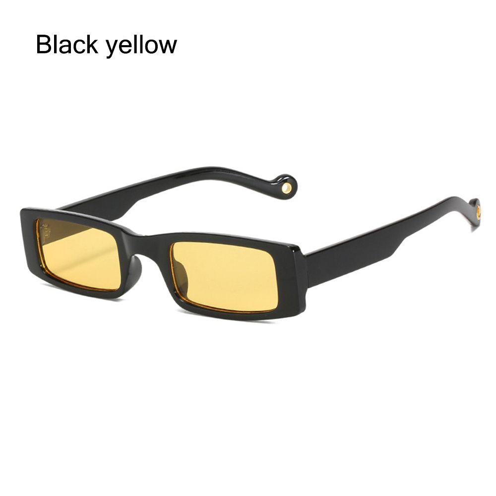 Trendige UV-Schutzbrille Sonnenbrille Rechteckige Sonnenbrille für Damen Quadratische Sonnenbrille