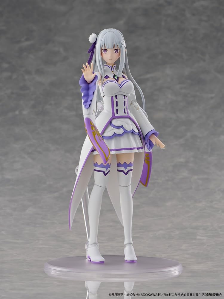 KADOKAWA PLASTIC MODEL SERIES Starting Life in Another Emilia 166mm Plastic Model "ReZero - World" Approx. Pre-colored