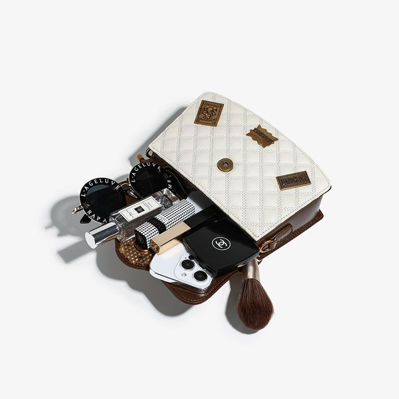 Summer Bags, Women's Leather Handbags, Small Square Bags, New High-end Texture, Popular Shoulder Messenger Bags Today