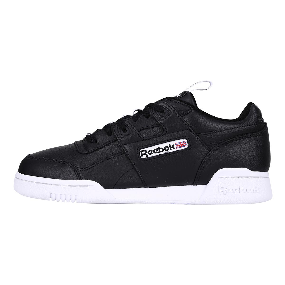 

Reebok Workout Skate Shoes Black White CN3948 36.5