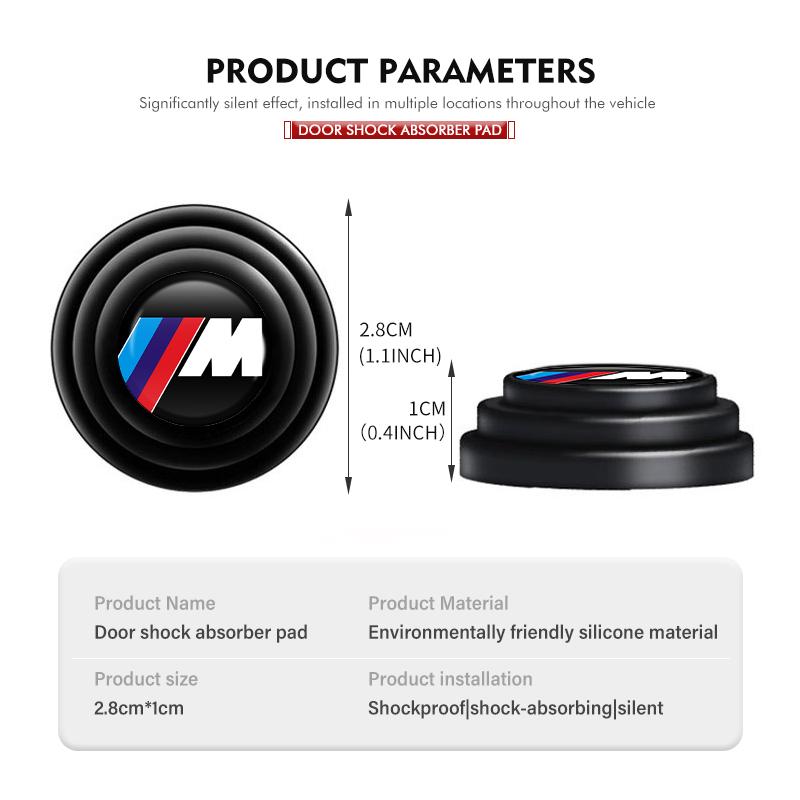 For BMW Car Anti-collision Silicone Door Shock Absorber Spacer Parts E70 E91 E30 G30 E53 M3 M5 X6 X4 X7 E92 E93 X1 X3 X5