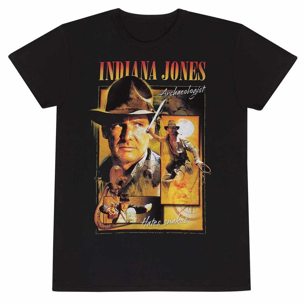 Indiana Jones Hates Snakes Tshirt S